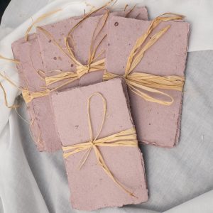Homemade Paper - A6 - Vieux Rose