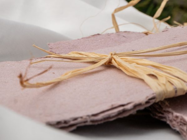 Homemade Paper - A6 - Vieux Rose – Image 3