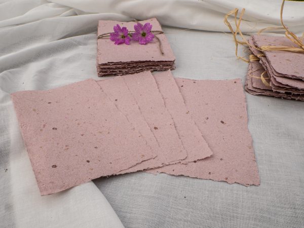 Homemade Paper - A6 - Vieux Rose – Image 7