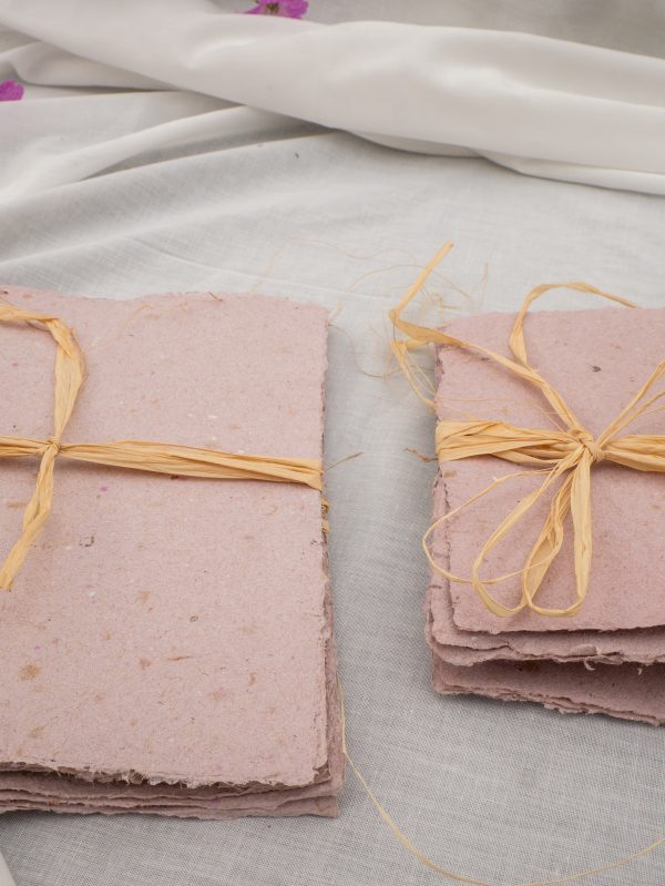 Homemade Paper - A6 - Vieux Rose – Image 9